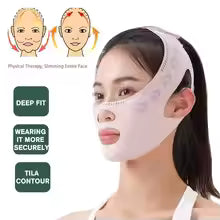 V-Line Chin Slimming Sleeping Mask - Anti-Wrinkle Face Lifting Band