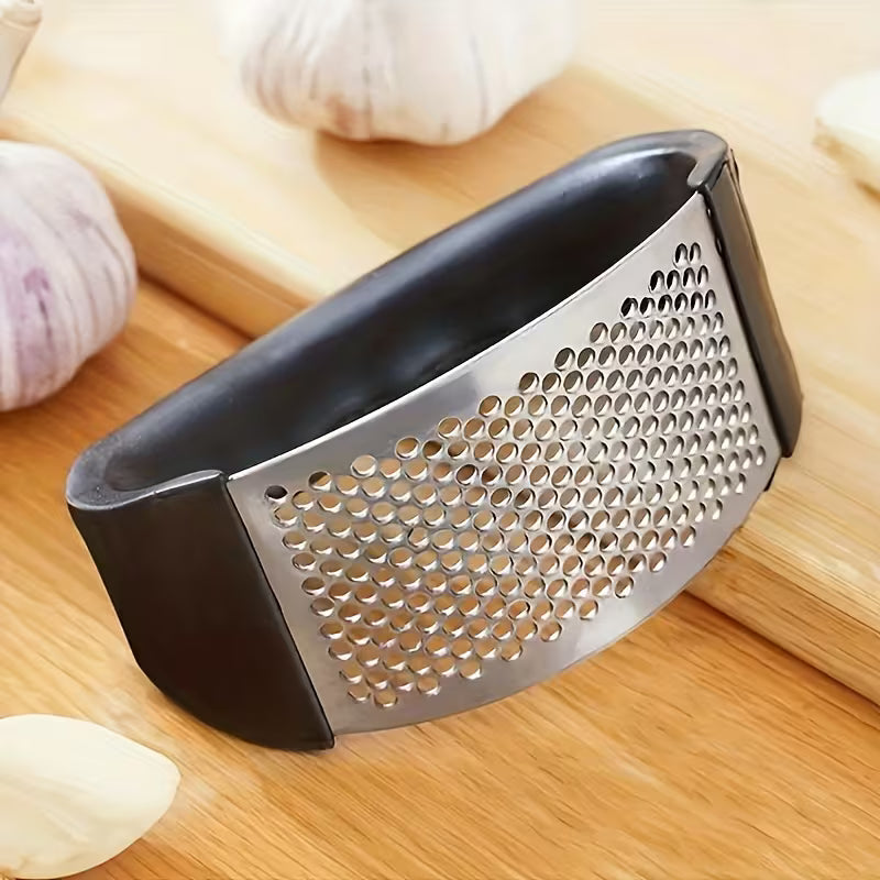 Stainless Steel Garlic Press - 2/4 Piece Set