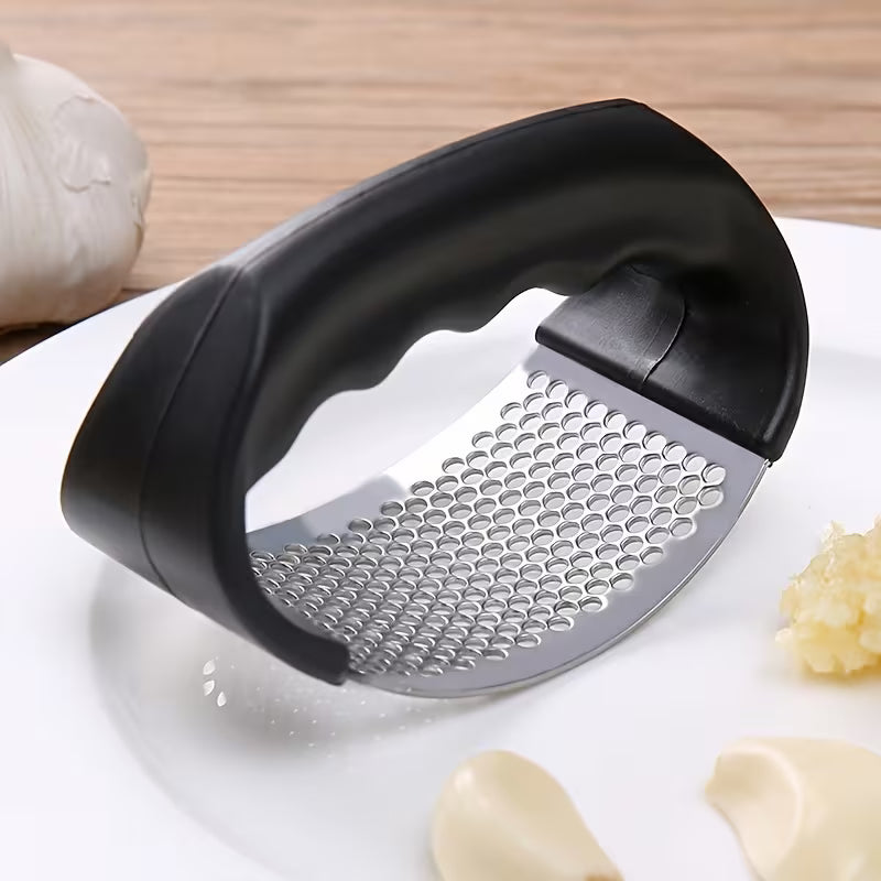 Stainless Steel Garlic Press - 2/4 Piece Set