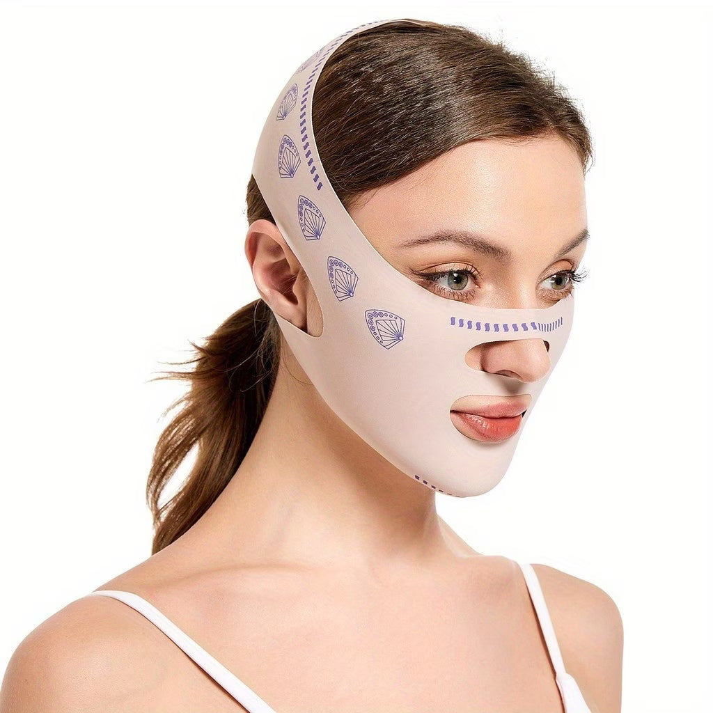Double-Layer V-Shape Face Lifting Band - Chin Tightening Tool