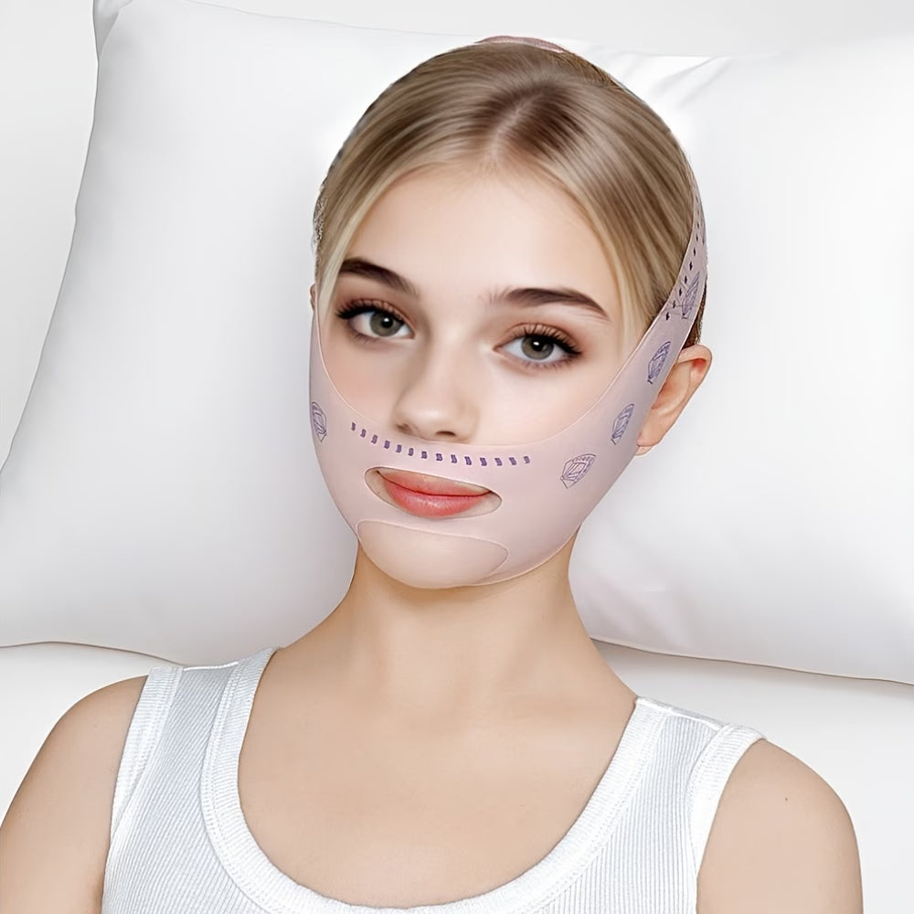 Double-Layer V-Shape Face Lifting Band - Chin Tightening Tool