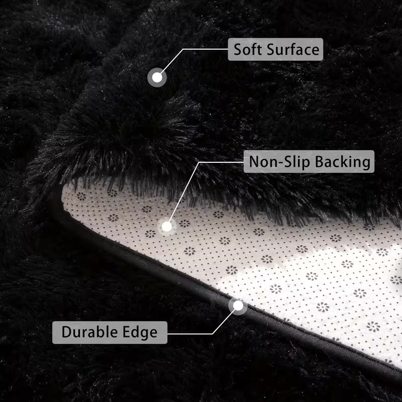 Jumbo Plush Carpet Large Rectangular Rug