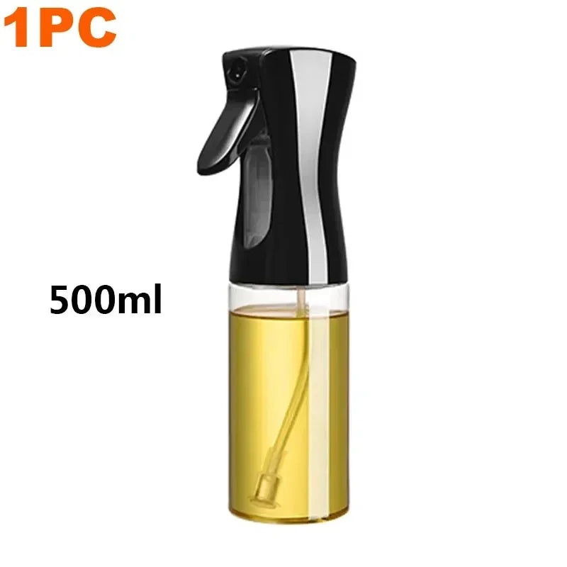 Oil Spray Bottle - 200/300/500ml Kitchen Olive Oil Dispenser for Cooking, Baking & Grilling