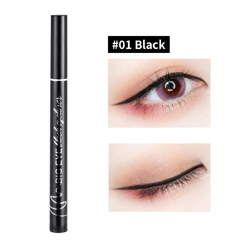 Ultra-thin 2 Fork Tip Liquid Eyeliner Double Forked Tip Lower eyelash Pen Makeup Smooth Eye Liner 2Point Eyebrow Pencil Cosmetic