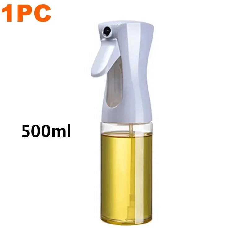 Oil Spray Bottle - 200/300/500ml Kitchen Olive Oil Dispenser for Cooking, Baking & Grilling