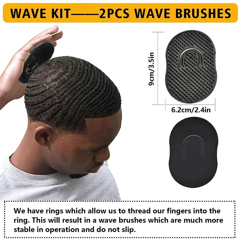 Curly Hair Cream Wave Kit for 360 Waves Hair Styling Pomade Oil Based Style Texture Wave Pomade Gel for Black Men African Braids