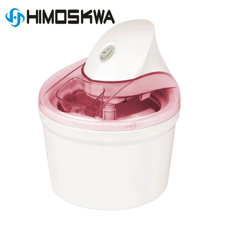 Electric Ice Cream Maker Automatic Yoghurt Freezer DIY Soft Slush Fruit Dessert 1.2L Frozen Yogurt Smoothie Milkshake Machine EU