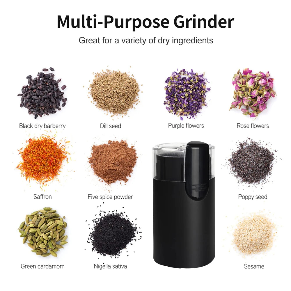 Coffee Grinder Electric Blender And Grinders For Kitchen Chopper Espresso Herb Spice Nuts Coffee Beans Grinder Machine Cafe