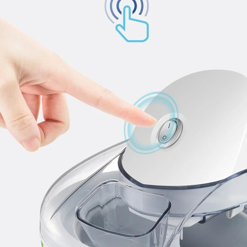 Electric Ice Cream Maker Automatic Yoghurt Freezer DIY Soft Slush Fruit Dessert 1.2L Frozen Yogurt Smoothie Milkshake Machine EU