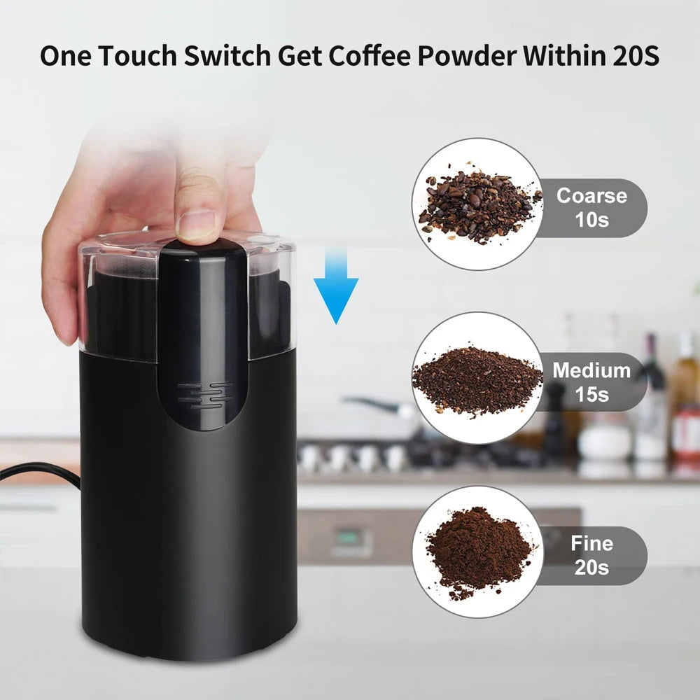 Coffee Grinder Electric Blender And Grinders For Kitchen Chopper Espresso Herb Spice Nuts Coffee Beans Grinder Machine Cafe