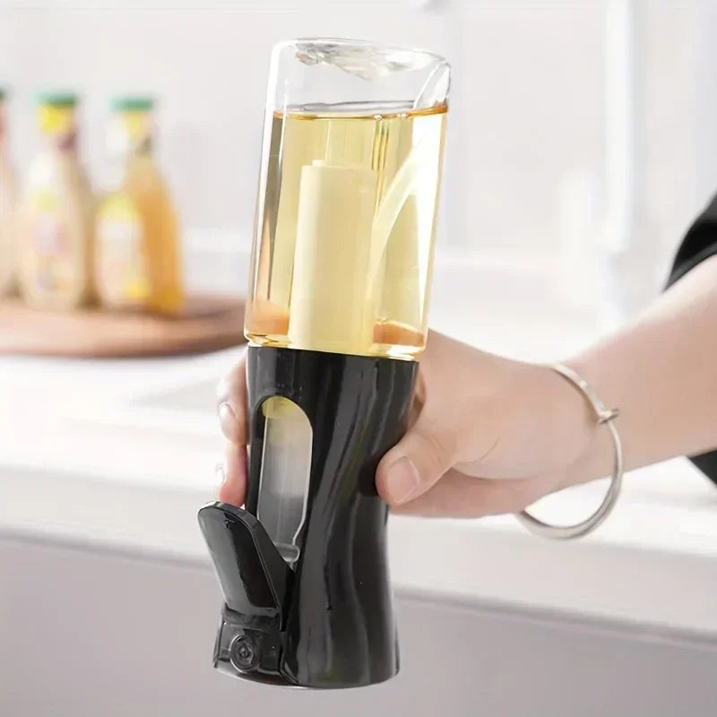 Oil Spray Bottle - 200/300/500ml Kitchen Olive Oil Dispenser for Cooking, Baking & Grilling