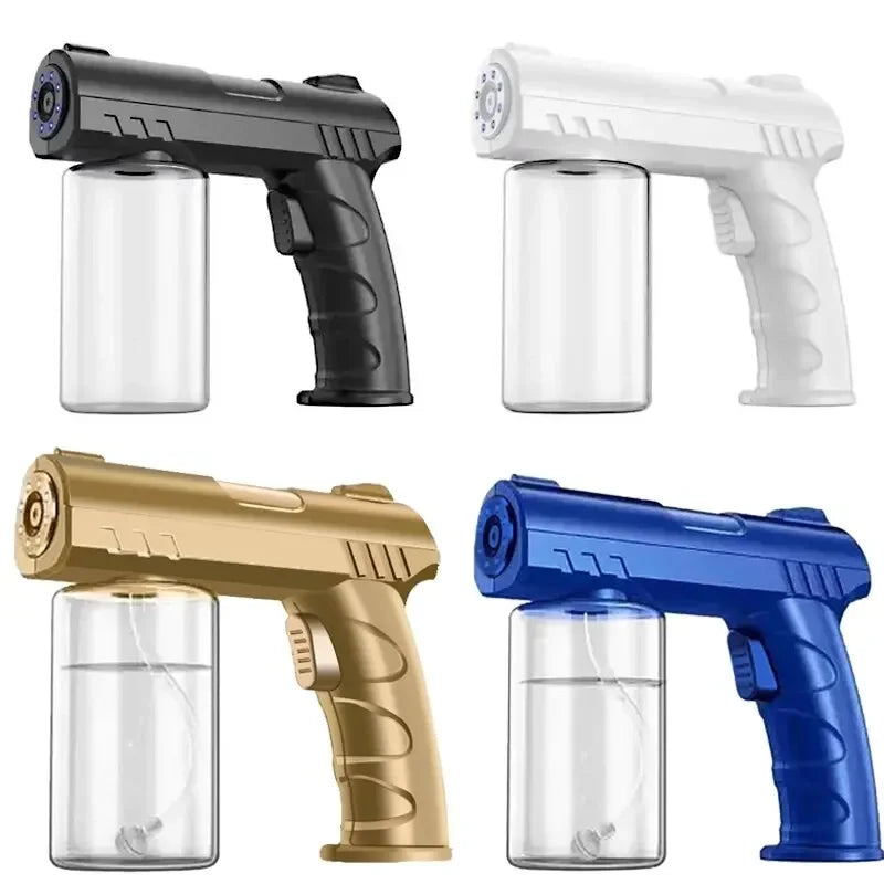 NEW Style 280Ml Barber Sprayer Bottle Wireless Electric USB Nano Blue Light Steam Spray Gun Garden House