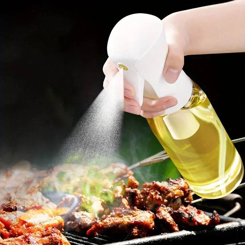 Oil Spray Bottle - 200/300/500ml Kitchen Olive Oil Dispenser for Cooking, Baking & Grilling