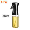 Oil Spray Bottle - 200/300/500ml Kitchen Olive Oil Dispenser for Cooking, Baking & Grilling