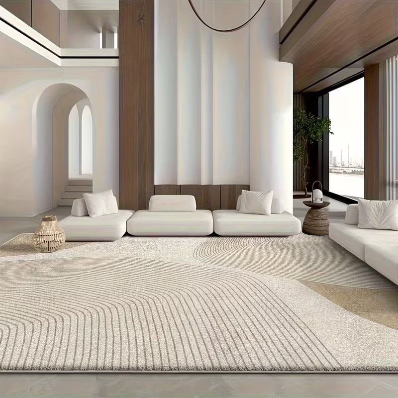 Vibrant Color Patterns Velvet Mat - Luxurious Soft Floor Covering