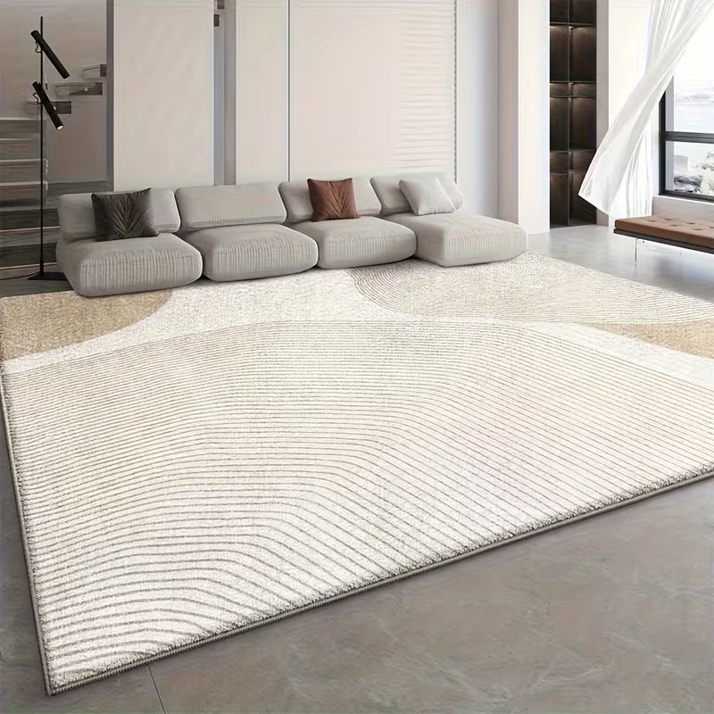 Vibrant Color Patterns Velvet Mat - Luxurious Soft Floor Covering